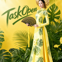 Taskopen Toddler Girls First Ao Dai Gift Set