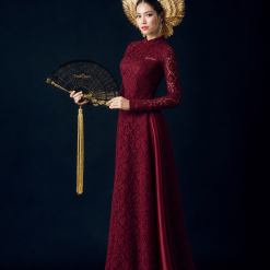 Taskopen Yellow Tet Ao Dai Festive Set