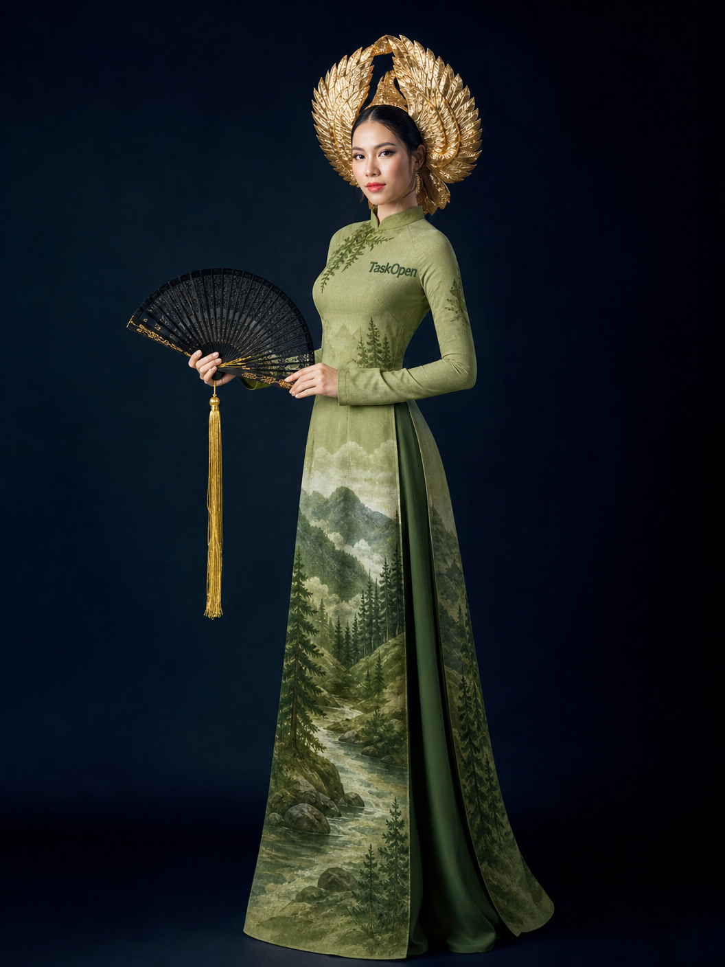 Taskopen Custom Embroidery Ao Dai Bespoke Service