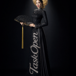 Taskopen Jade Linen Ao Dai Everyday Set
