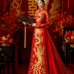 Taskopen Silk Velvet Ao Dai Winter Collection